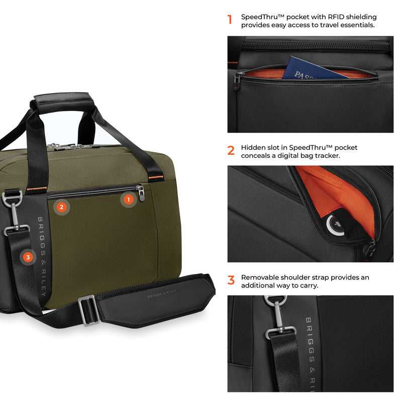 Brigs & Riley ZDX Underseat Cabin Bag - Hunter