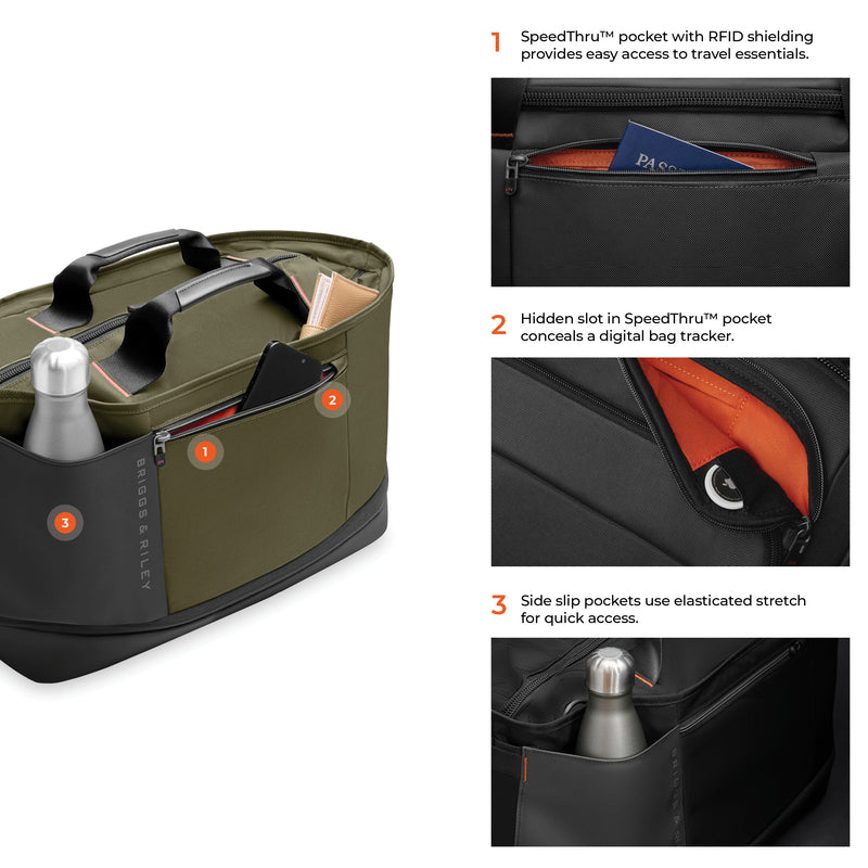 Briggs & Riley ZDX Expandable Overnighter - Hunter