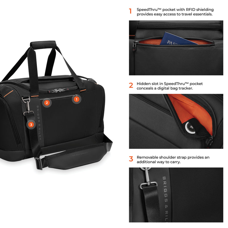 Briggs & Riley ZDX Large Duffle - Black