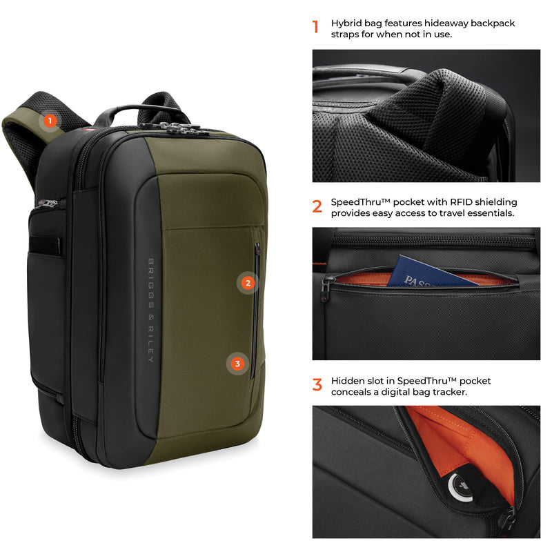 Briggs & Riley Medium Convertible Backpack - Hunter