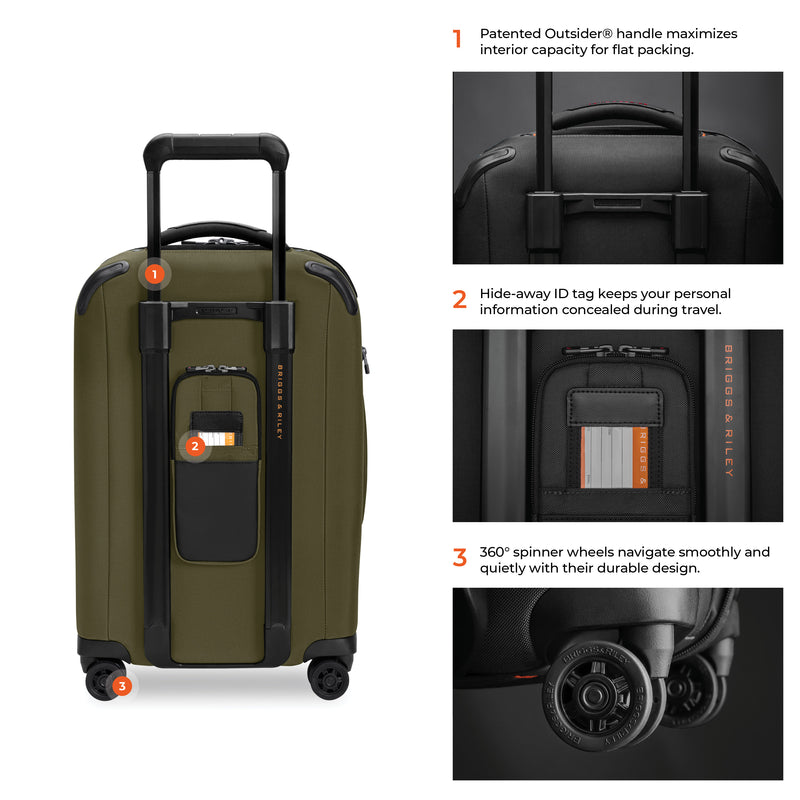 Briggs & Riley ZDX Essential 22" Carry-On Expandable Spinner - Hunter