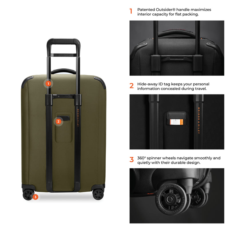 Briggs & Riley ZDX Medium Expandable Spinner - Hunter