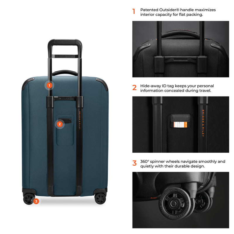 Briggs & Riley ZDX Medium Expandable Spinner - Ocean