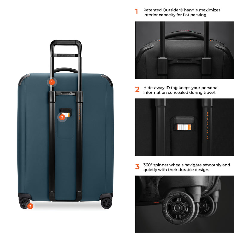 Briggs & Riley ZDX Large Expandable Spinner - Ocean