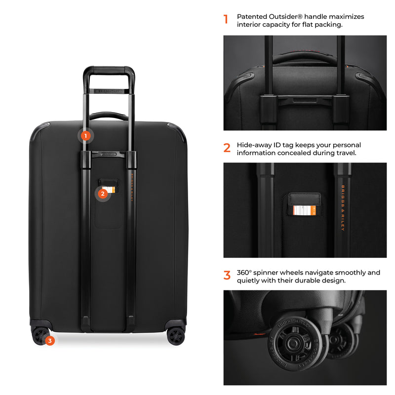 Briggs & Riley ZDX Large Expandable Spinner - Black