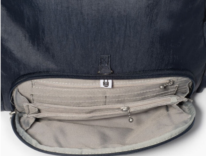 baggallini Securtex Anti-Theft Vacation Backpack - French Navy