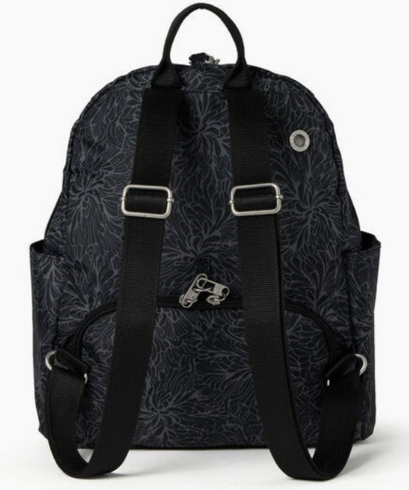 baggallini Securtex Anti-Theft Vacation Backpack - Midnight Blossom
