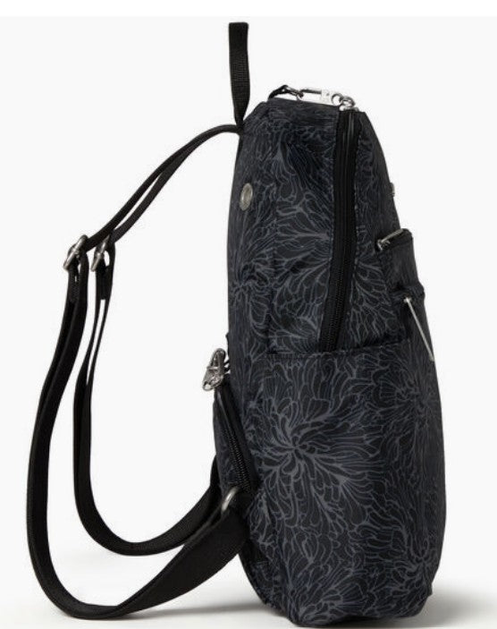 baggallini Securtex Anti-Theft Vacation Backpack - Midnight Blossom