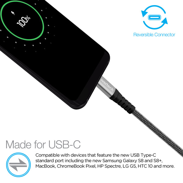 Naztech USB-C to USB-C Charge & Sync Cable - 4 Ft.