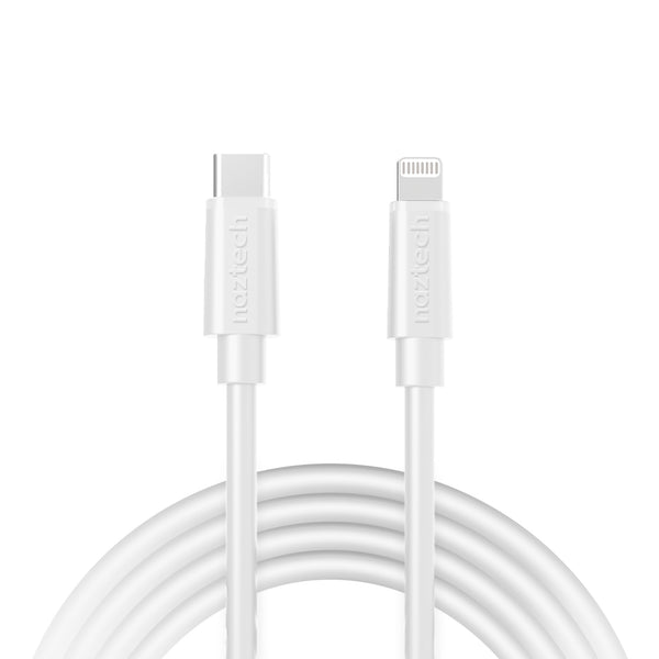 Naztech 12 ft. USB-C to Lightning Charge and Sync Cable - White