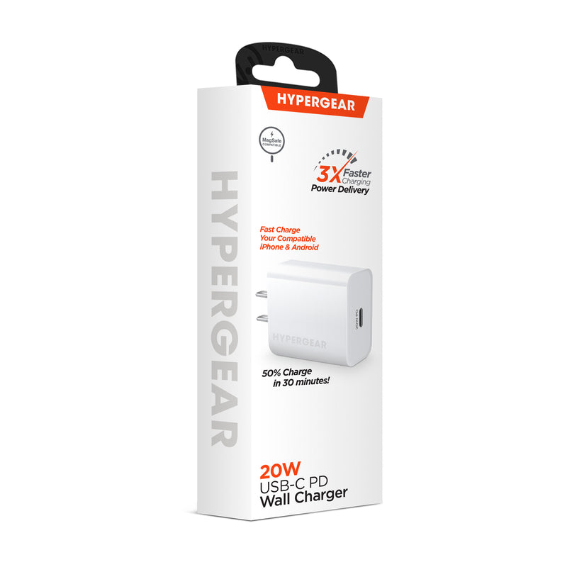 HYPERGEAR 20W USB-C PD Wall Charger