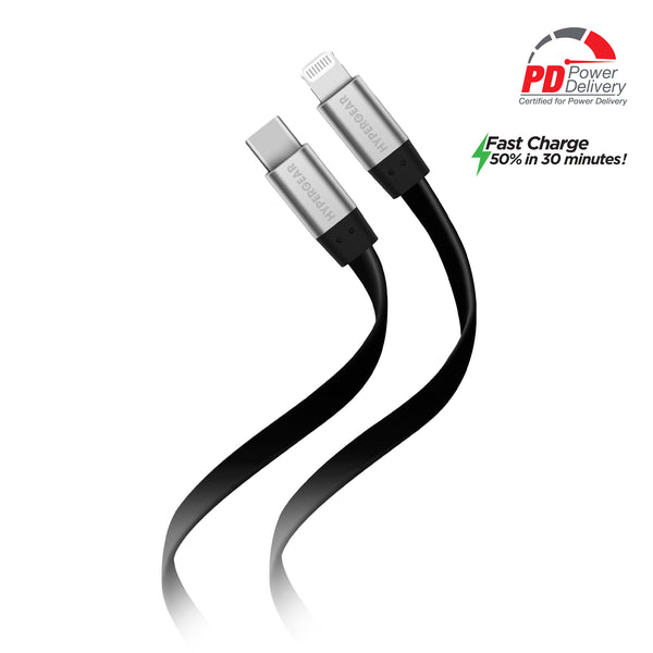 HyperGear Flexi 6' USB to Lightning Cable - Black