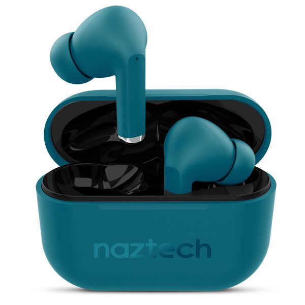 Naztech Xpods PRO True Wireless Earbuds with Wireless Charging Case - Blue