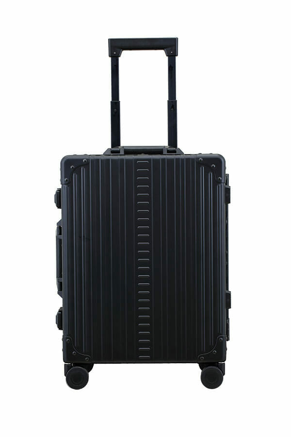Aleon 21" Aluminum Trunk-Style Carry-On w/Shirt and Pant Packer - Onyx