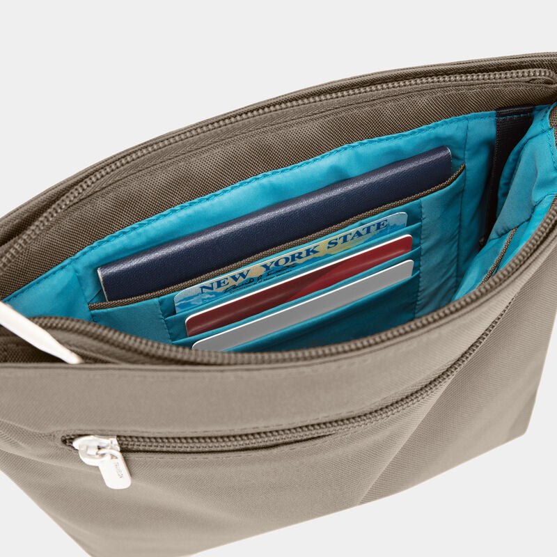 Travelon Anti-Theft Classic Mini Shoulder Bag - Nutmeg