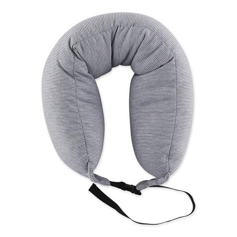 Bucky Microbead Pillow - Gray Stripe