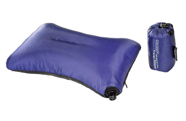Cocoon Microlight Air-Core Lumbar Pillow - Blk / Blue