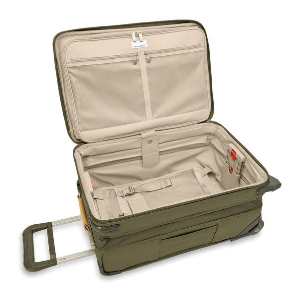 Briggs & Riley Baseline Essential 2-Wheel Carry-On - Olive