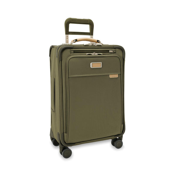 Briggs & RIley Baseline Essential Carry-On Spinner - Olive