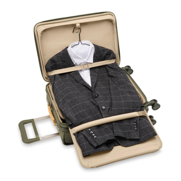 Briggs & RIley Baseline Essential Carry-On Spinner - Olive