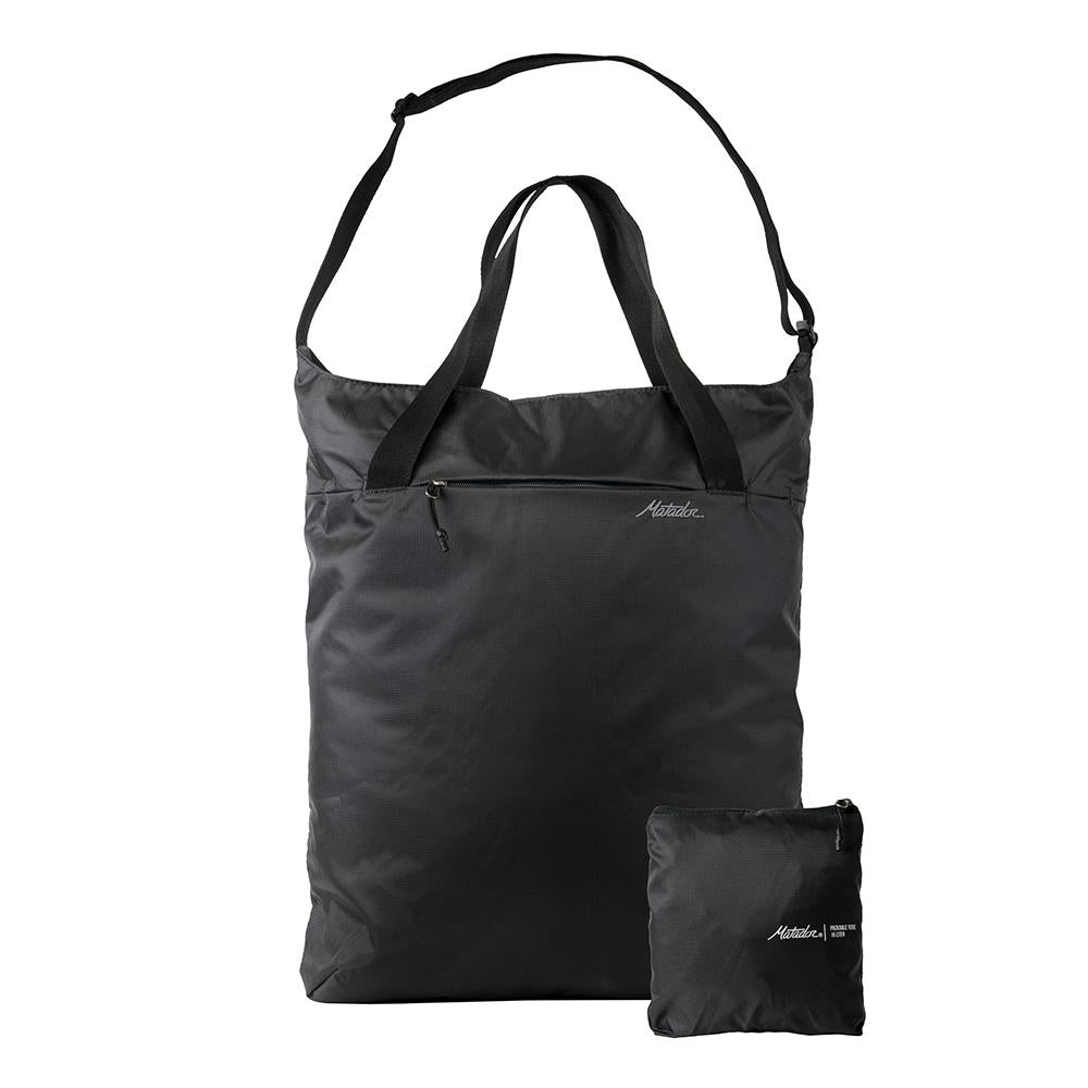 バッグ Matador ON-GRID PACKABLE TOTE 16L Matador On-Grid Packable Tote - Black – TripQuipment
