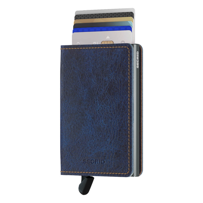 Secrid Slimwallet Indigo 5 - Titanium Blue