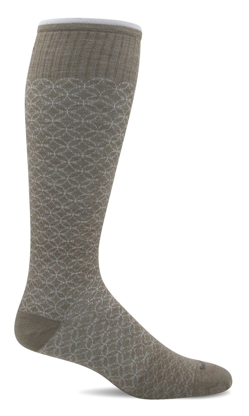 SockWell Women's Featherweight Fancy Moderate Graduated Compression 15-20mmHg